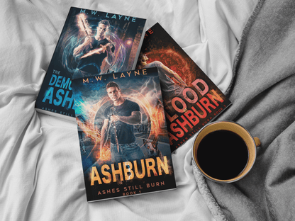 Ashes Still Burn Signed Paperbacks Bundle - Writer Layne Publishing